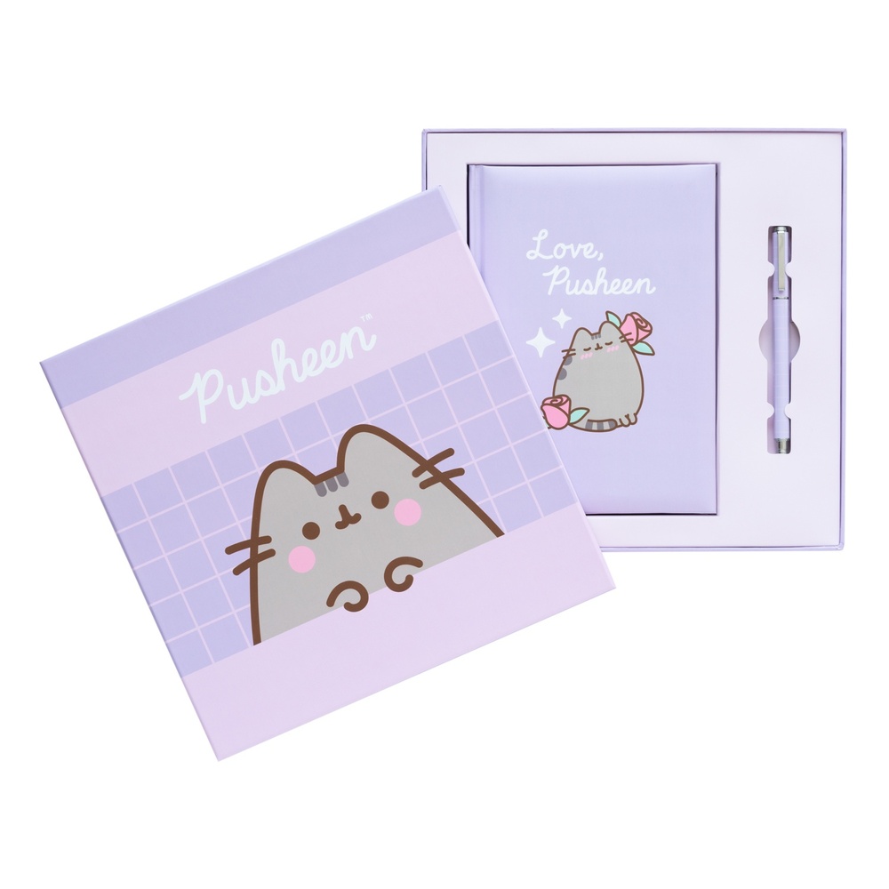 Grupo Erik Pusheen - Moments Premium A5 Set With Pen Notizbuch - Mehrfarben